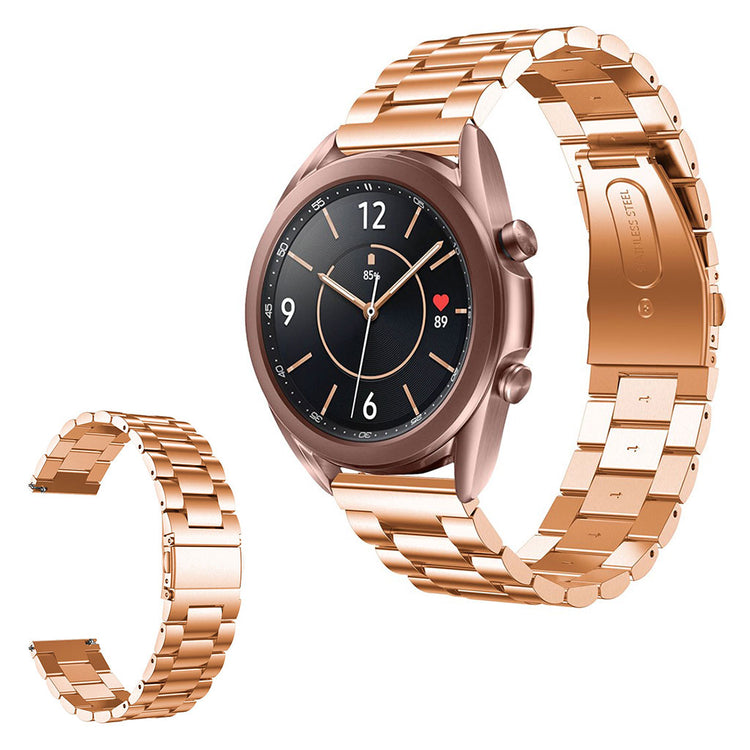 Helt vildt smuk Samsung Galaxy Watch 3 (41mm) Metal Rem - Pink#serie_2