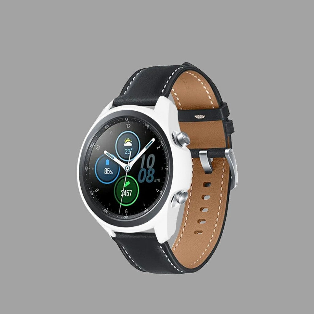 Samsung Galaxy Watch 3 (41mm) Holdbar Silikone Bumper  - Hvid#serie_2