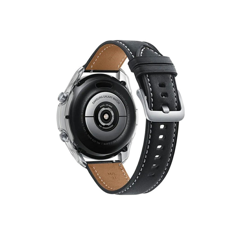 Samsung Galaxy Watch 3 (41mm) Holdbar Silikone Bumper  - Sølv#serie_6