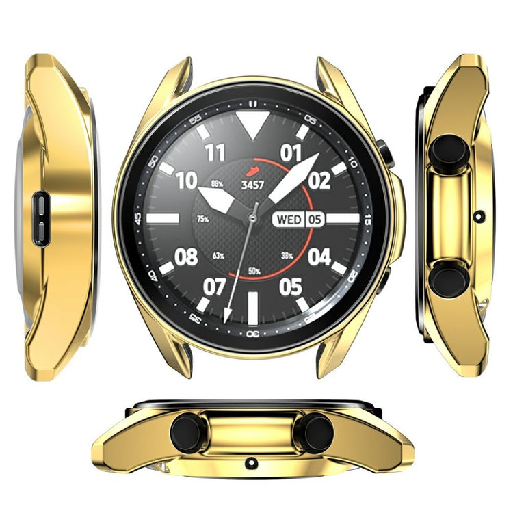 Samsung Galaxy Watch 3 (41mm) Holdbar Silikone Bumper  - Guld#serie_6