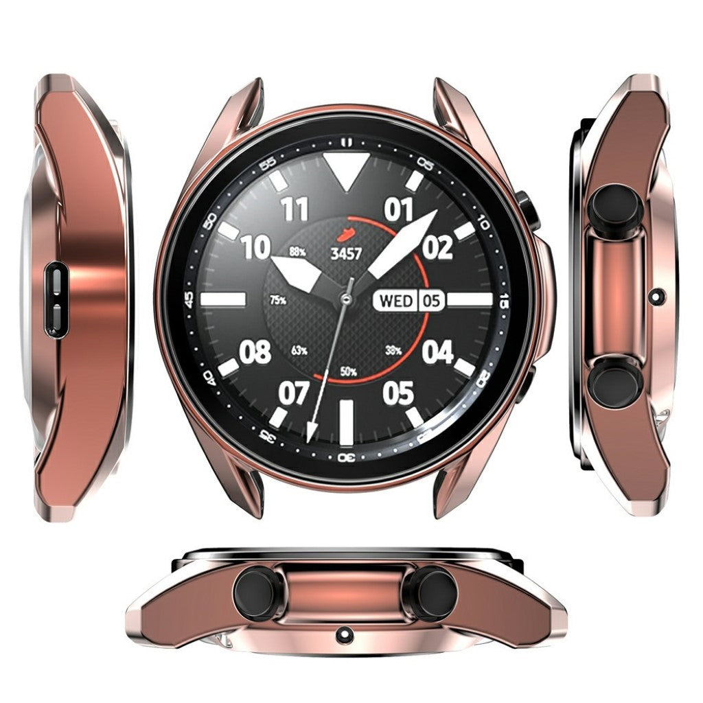 Samsung Galaxy Watch 3 (41mm) Holdbar Silikone Bumper  - Pink#serie_8