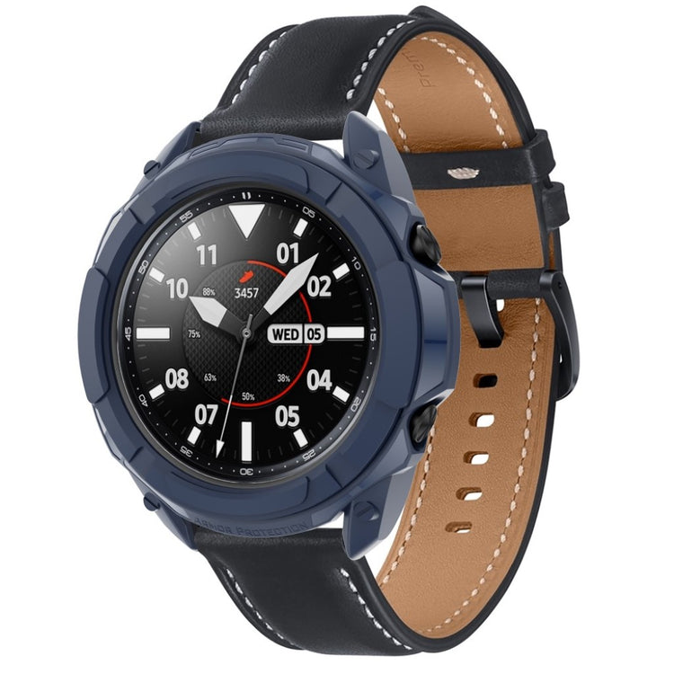 Samsung Galaxy Watch 3 (41mm) Beskyttende Silikone Bumper  - Blå#serie_4