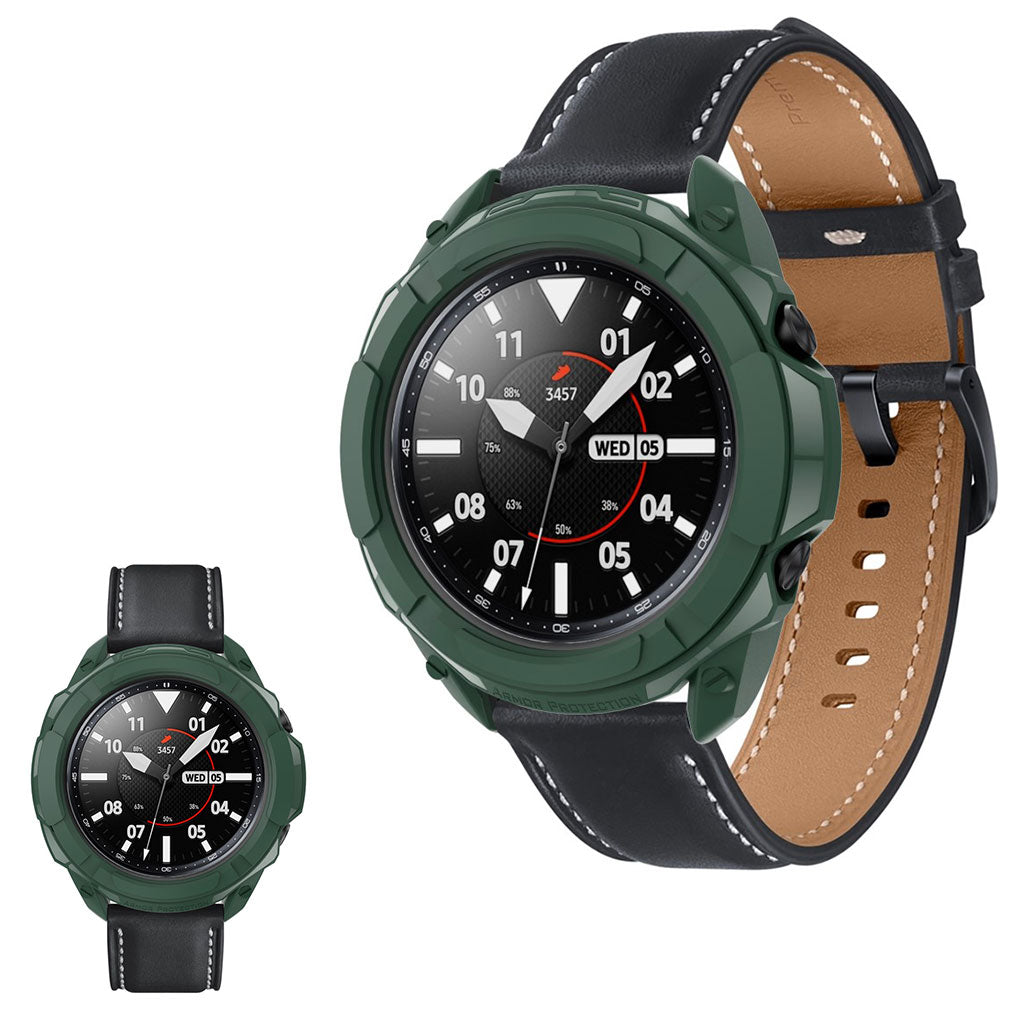 Samsung Galaxy Watch 3 (41mm)  Silikone Bumper  - Grøn#serie_1