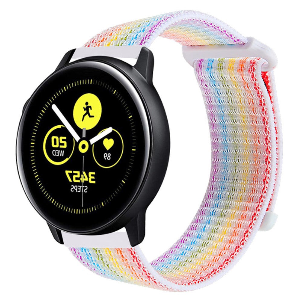  Samsung Galaxy Watch 3 (41mm) / Samsung Gear S2 Classic Nylon Rem - Flerfarvet#serie_3