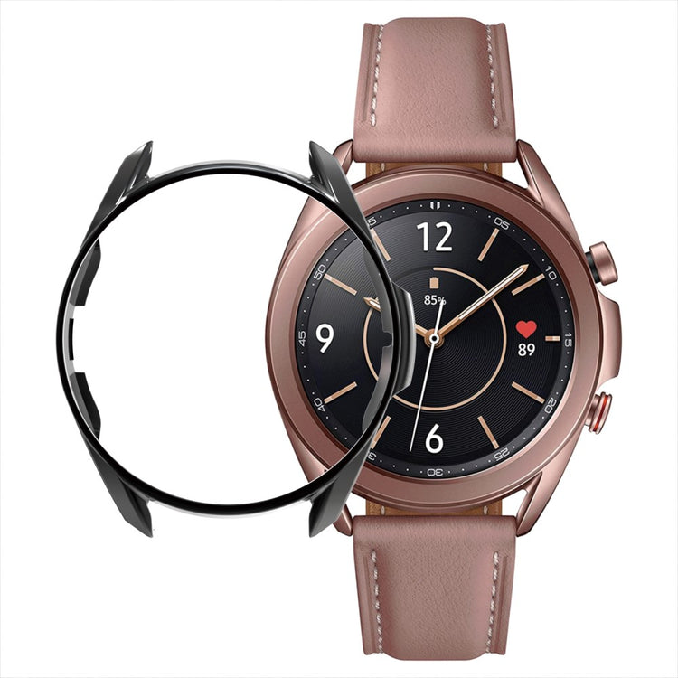 Samsung Galaxy Watch 3 (41mm)  Silikone Bumper  - Sort#serie_2