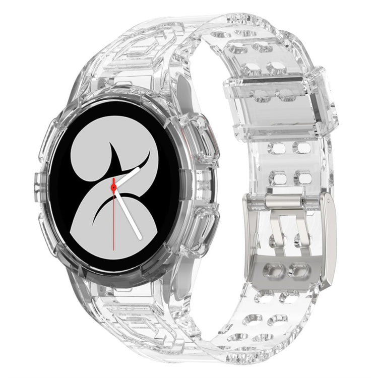 Tidsløst Samsung Galaxy Watch 4 (40mm) Silikone Rem - Gennemsigtig#serie_6