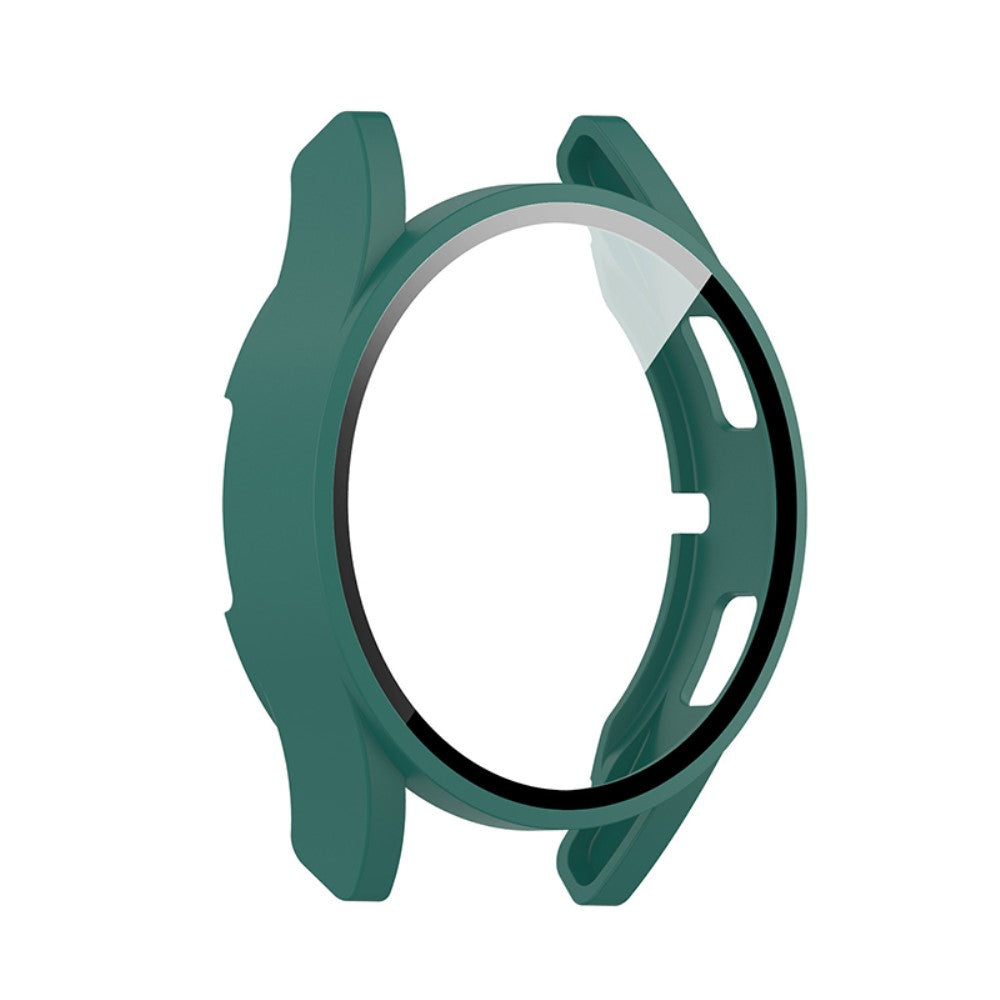 Super Godt Samsung Galaxy Watch 4 (44mm) Cover med Skærmbeskytter i Plastik og Hærdet Glas - Grøn#serie_2