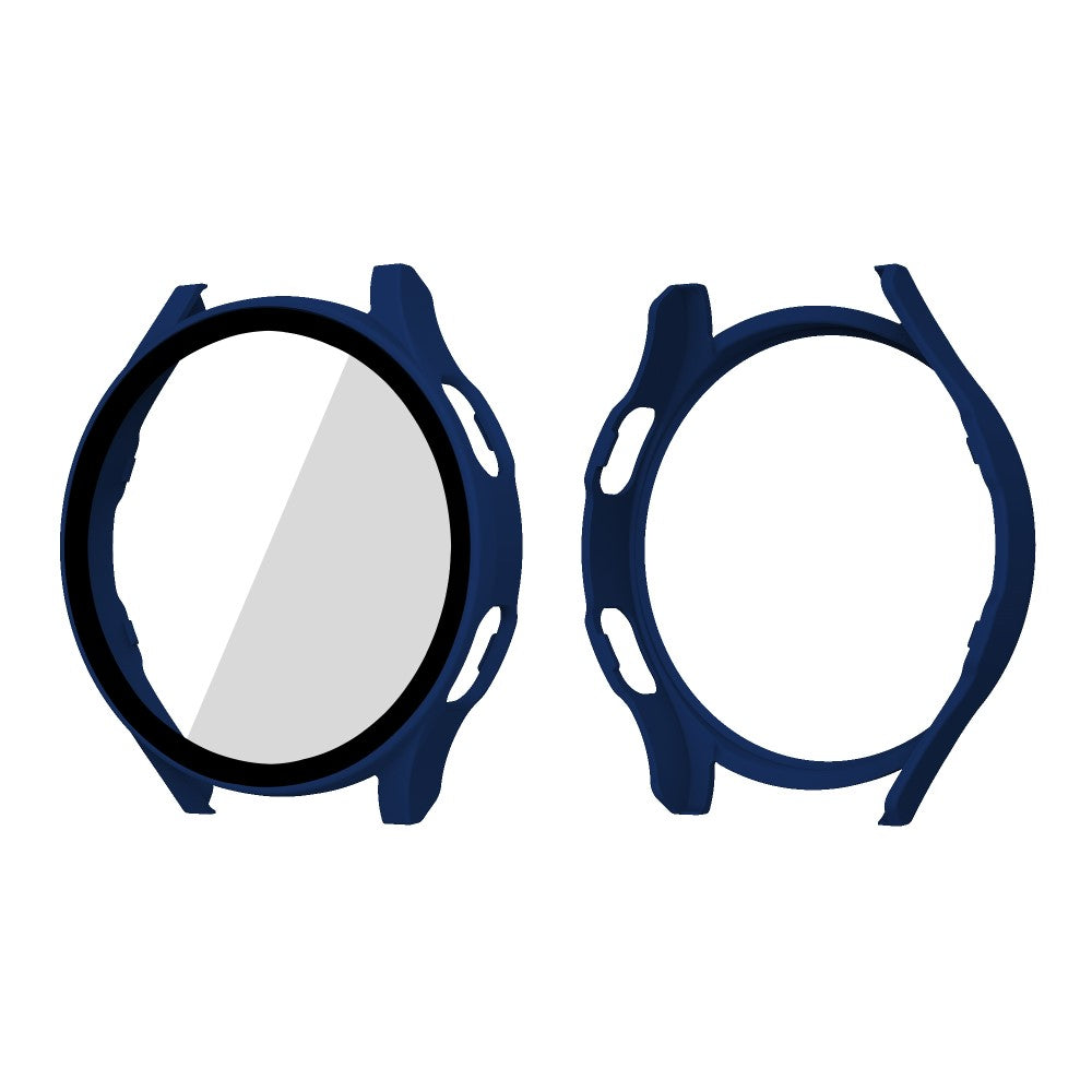 Meget Fed Samsung Galaxy Watch 4 (44mm) Cover med Skærmbeskytter i Plastik og Hærdet Glas - Blå#serie_4