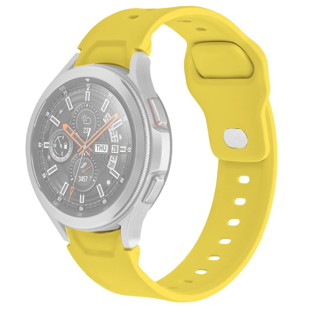  Samsung Galaxy Watch 4 (40mm) / Samsung Galaxy Watch 4 (44mm) Silikone Rem - Gul#serie_1