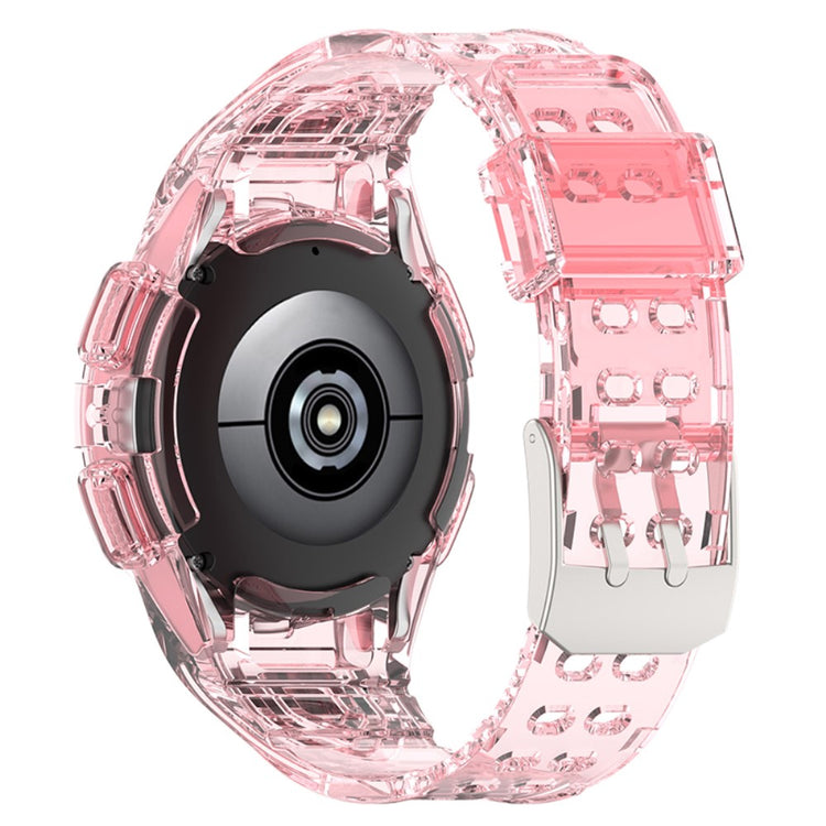 Rigtigt sejt Samsung Galaxy Watch 4 (44mm) Silikone Urrem - Pink#serie_10