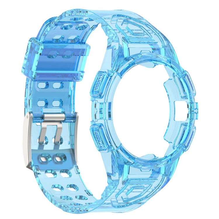 Rigtigt sejt Samsung Galaxy Watch 4 (44mm) Silikone Urrem - Blå#serie_12