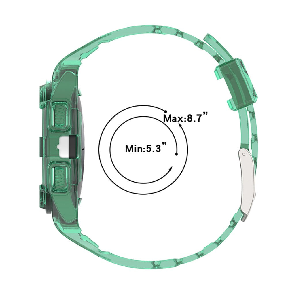 Rigtigt sejt Samsung Galaxy Watch 4 (44mm) Silikone Urrem - Grøn#serie_2