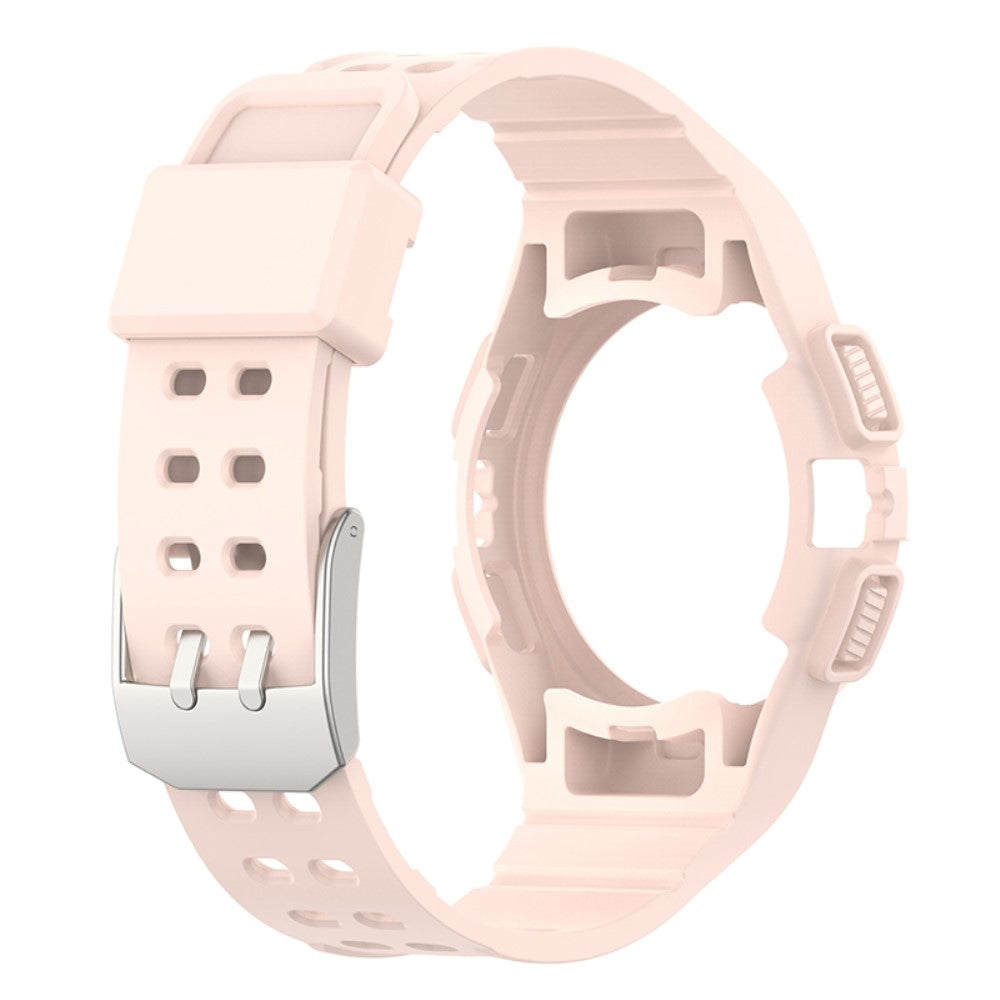 Rigtigt sejt Samsung Galaxy Watch 4 (44mm) Silikone Urrem - Pink#serie_6
