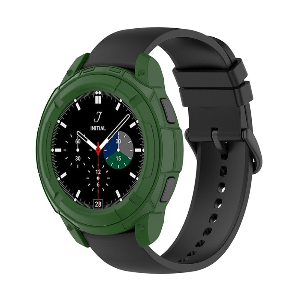 Samsung Galaxy Watch 4 Classic (42mm)  Silikone Bumper  - Grøn#serie_1