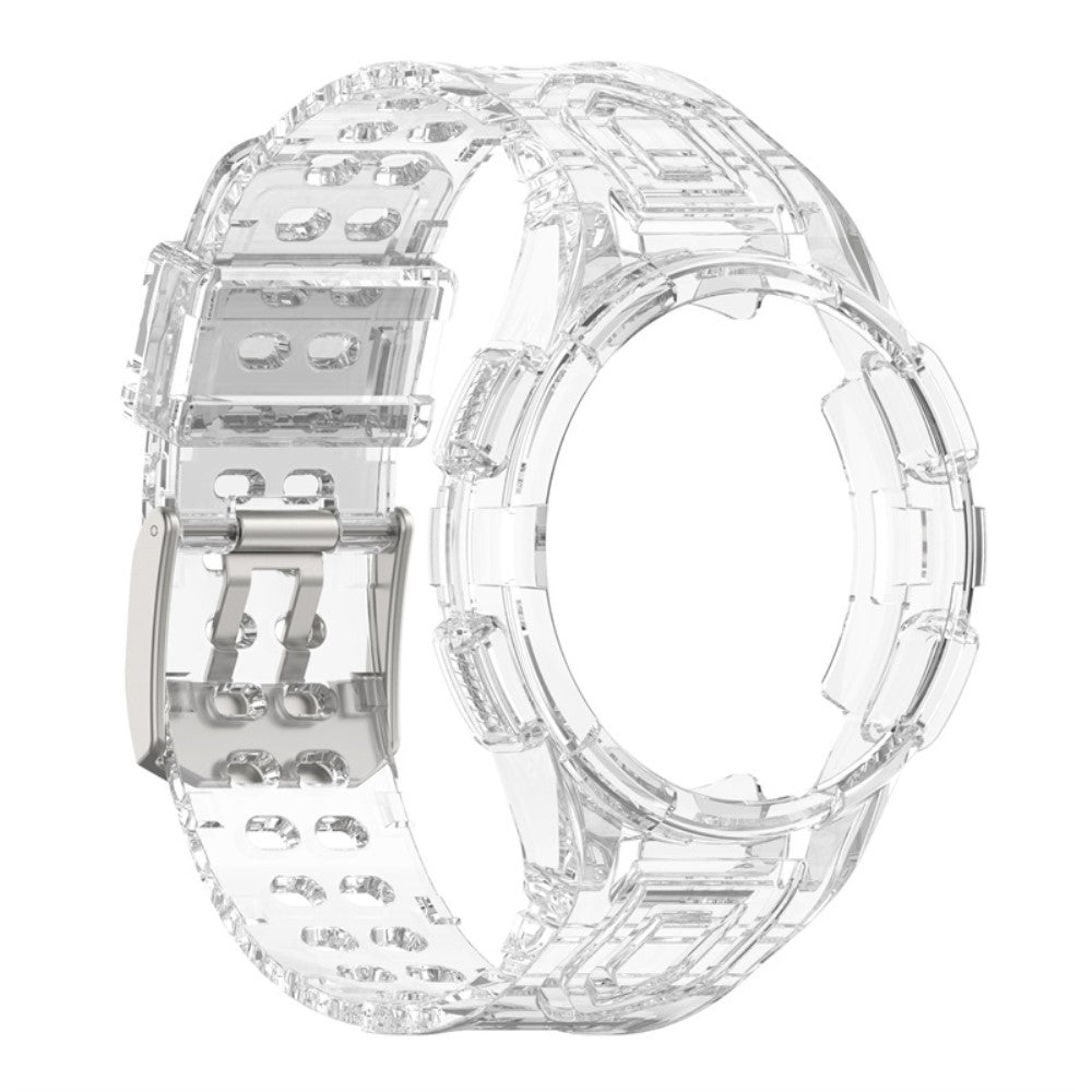 Pænt Samsung Galaxy Watch 4 Classic (46mm) Silikone Urrem - Gennemsigtig#serie_7