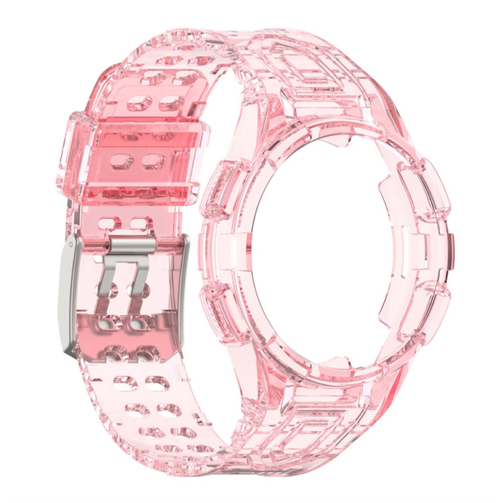 Pænt Samsung Galaxy Watch 4 Classic (46mm) Silikone Urrem - Pink#serie_9