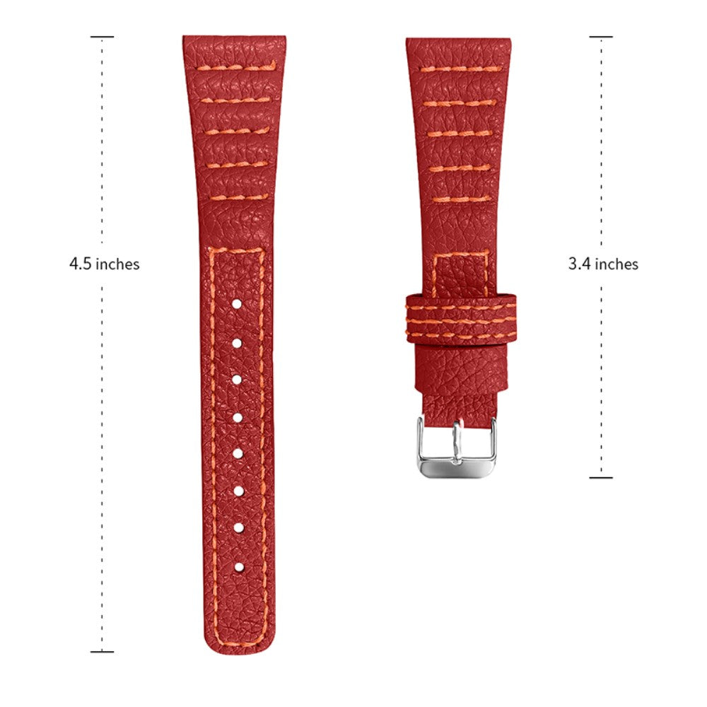 Rigtigt cool Universal Samsung Ægte læder Rem - Rød#serie_4
