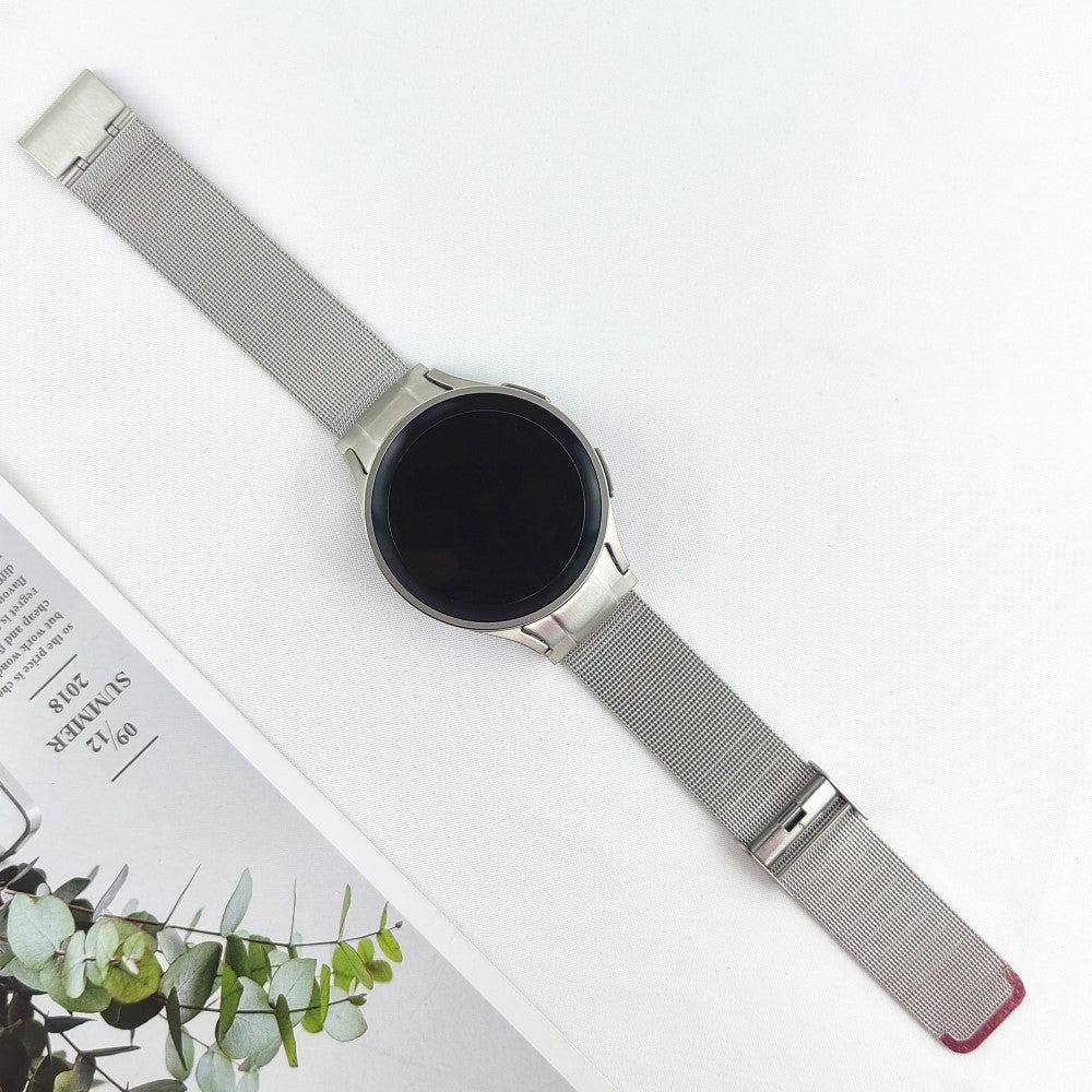 Rigtigt Flot Metal Universal Rem passer til Samsung Smartwatch - Sølv#serie_1