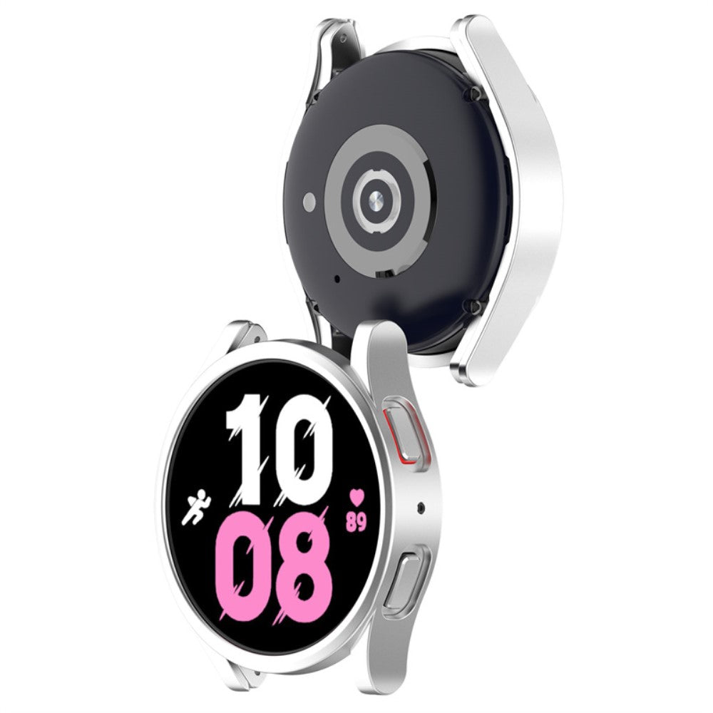 Samsung Galaxy Watch 5 (44mm) / Samsung Galaxy Watch 4 (44mm) Beskyttende Plastik Bumper  - Sølv#serie_9