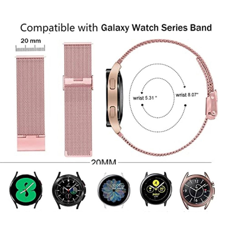 Vildt fantastisk Universal Samsung Metal Rem - Pink#serie_2