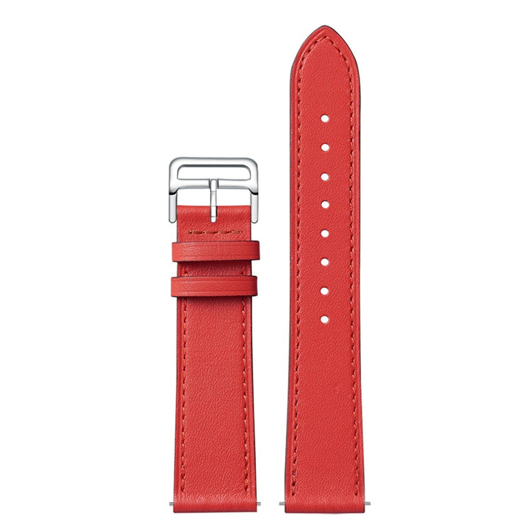 Stilfuld Universal Samsung Ægte læder Rem - Rød#serie_6