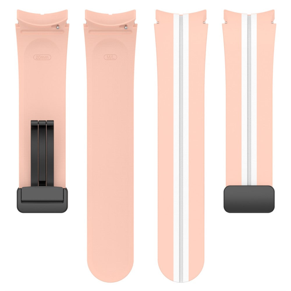 Pænt Universal Samsung Silikone Rem - Pink#serie_2