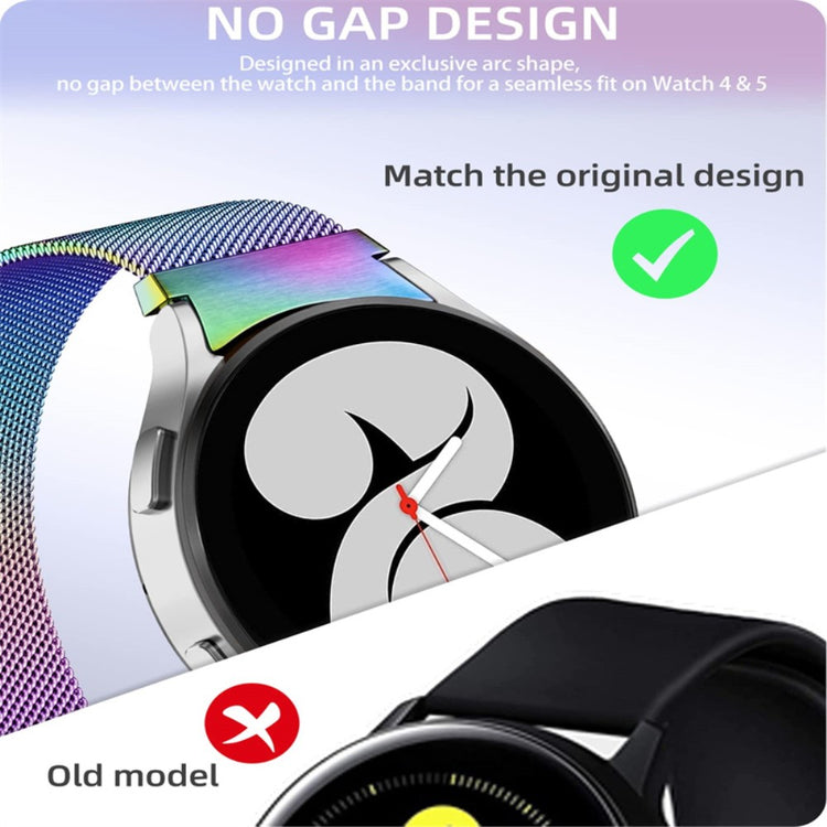 Samsung Galaxy Watch 5 (44mm) Metal Rem med Cover - Flerfarvet#serie_6