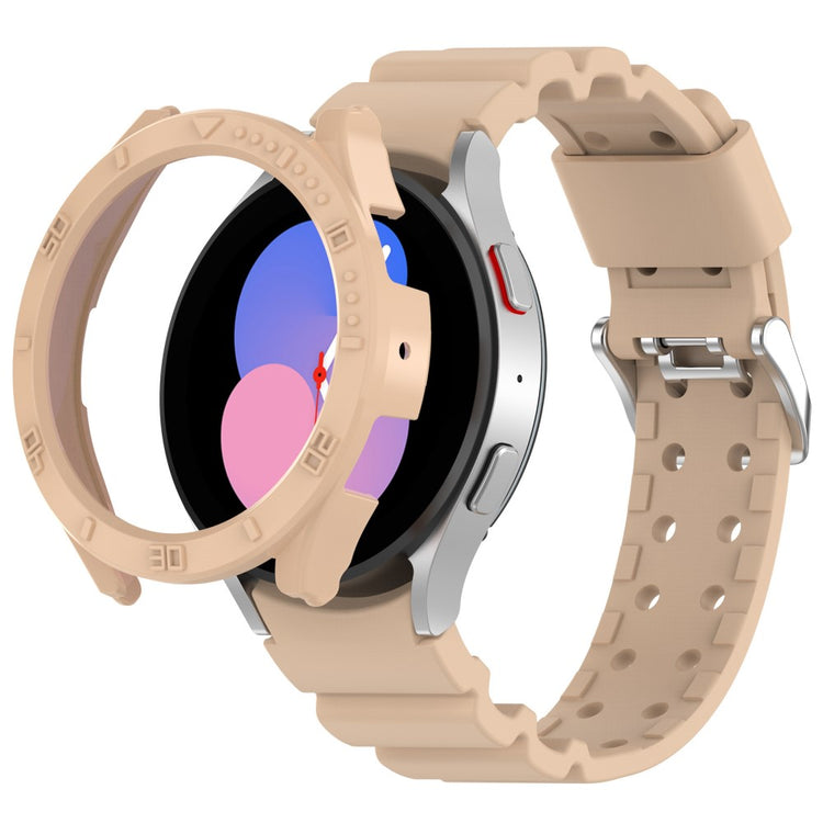  Samsung Galaxy Watch 5 (44mm) / Samsung Galaxy Watch 4 (44mm) Silikone Rem - Pink#serie_3