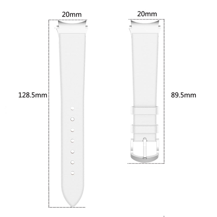Vildt smuk Universal Samsung Ægte læder Rem - Hvid#serie_1