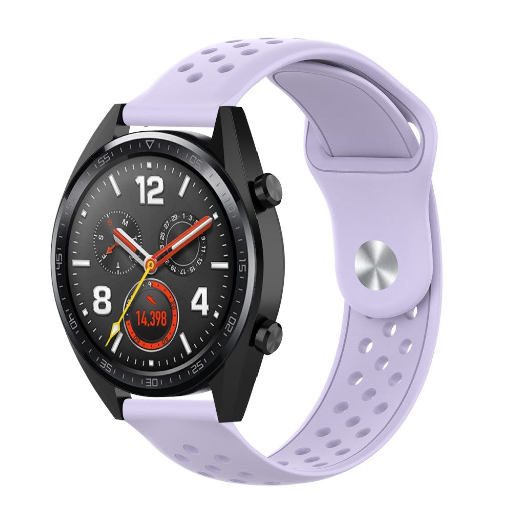 Mega sejt Huawei Watch GT / Huawei Watch Magic Silikone Rem - Sølv#serie_10