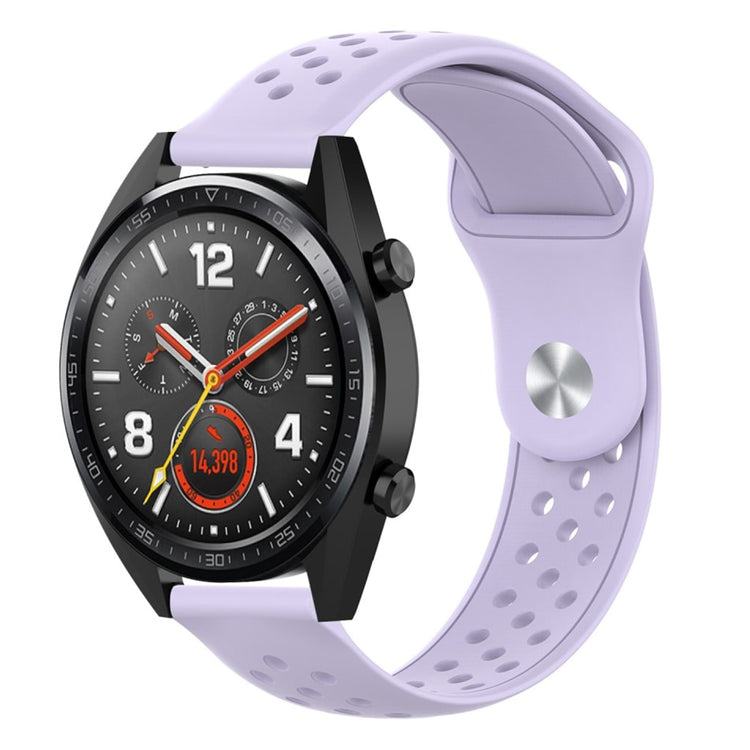Mega sejt Huawei Watch GT / Huawei Watch Magic Silikone Rem - Sølv#serie_10