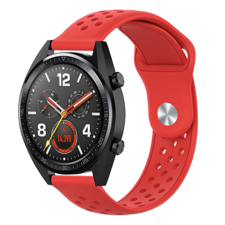 Mega sejt Huawei Watch GT / Huawei Watch Magic Silikone Rem - Rød#serie_4