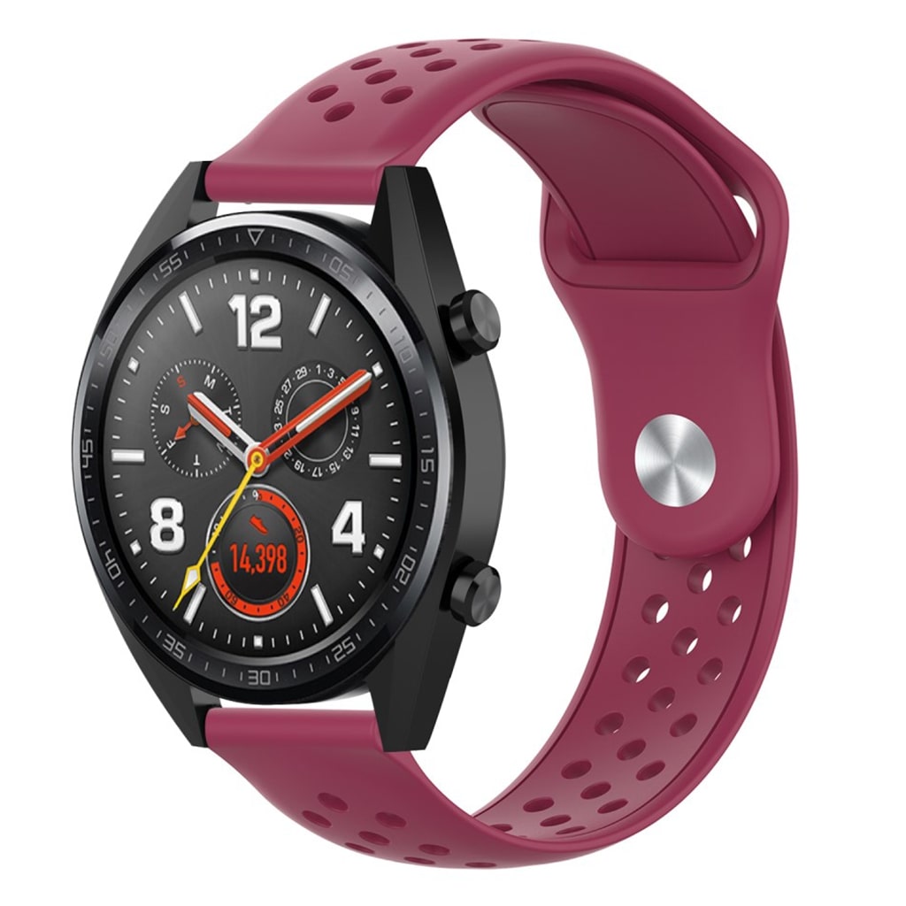 Mega sejt Huawei Watch GT / Huawei Watch Magic Silikone Rem - Rød#serie_5
