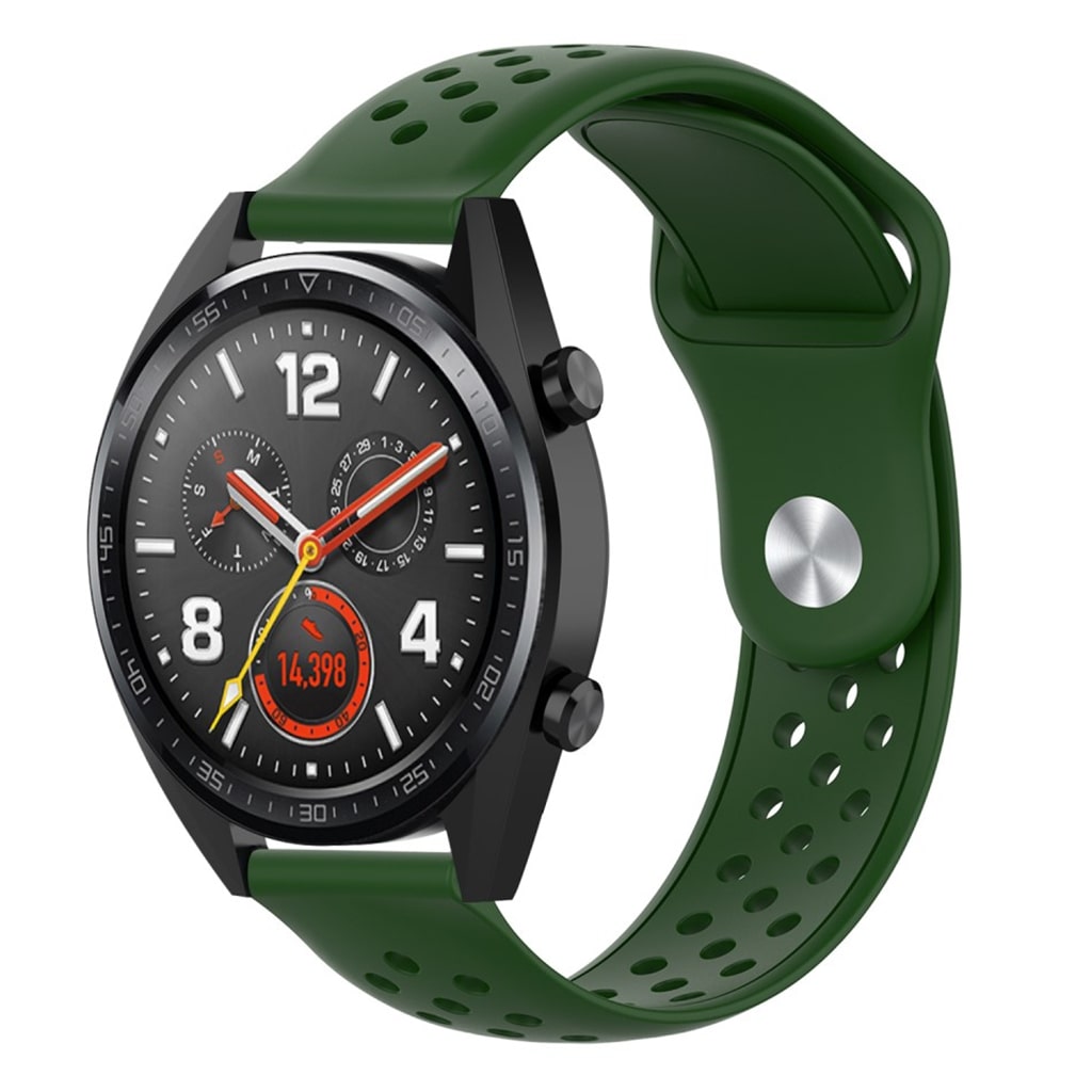 Mega sejt Huawei Watch GT / Huawei Watch Magic Silikone Rem - Grøn#serie_7