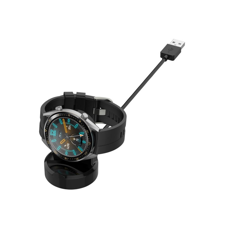 Plastik Huawei Watch GT / Huawei Watch Magic Magnetisk Ladestation - Sort#serie_1