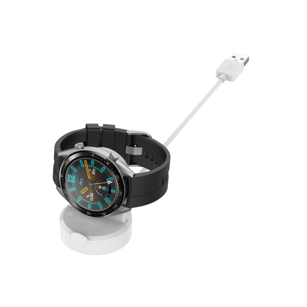 Plastik Huawei Watch GT / Huawei Watch Magic Magnetisk Ladestation - Hvid#serie_2