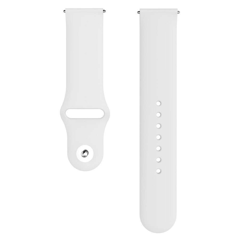 Godt Huawei Watch GT / Huawei Watch Magic Silikone Rem - Hvid#serie_2