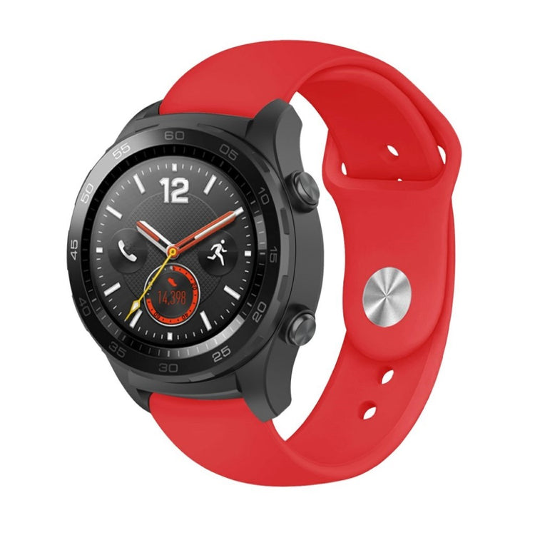 Godt Huawei Watch GT / Huawei Watch Magic Silikone Rem - Rød#serie_5