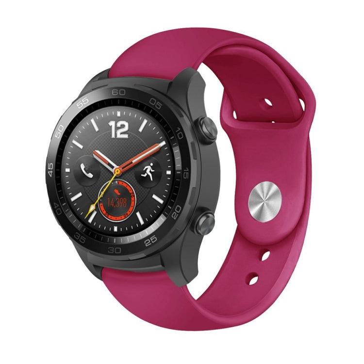 Godt Huawei Watch GT / Huawei Watch Magic Silikone Rem - Rød#serie_7