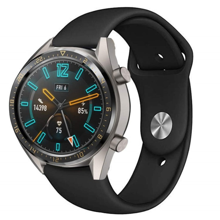 Vildt nydelig Huawei Watch GT 2 46mm Silikone Rem - Sort#serie_1