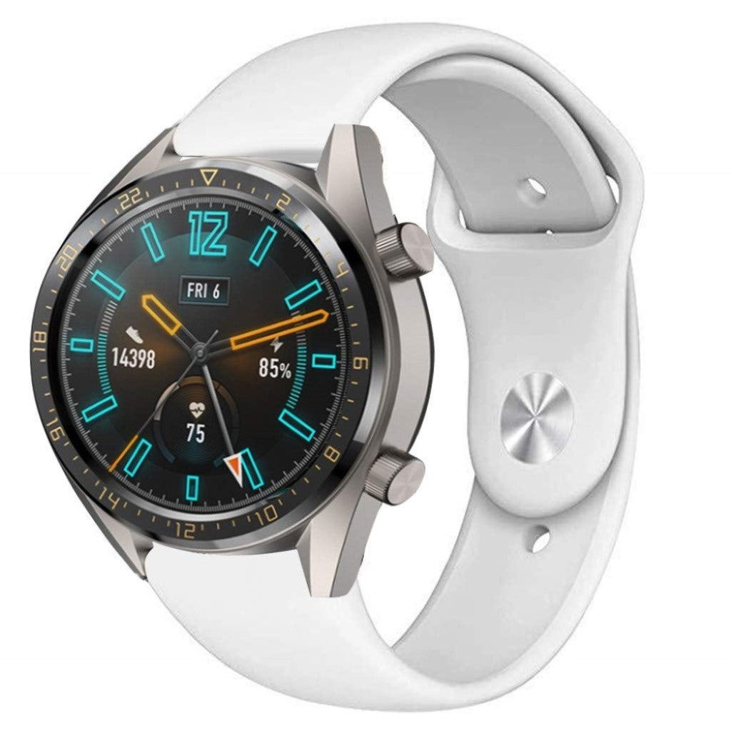Vildt nydelig Huawei Watch GT 2 46mm Silikone Rem - Hvid#serie_2