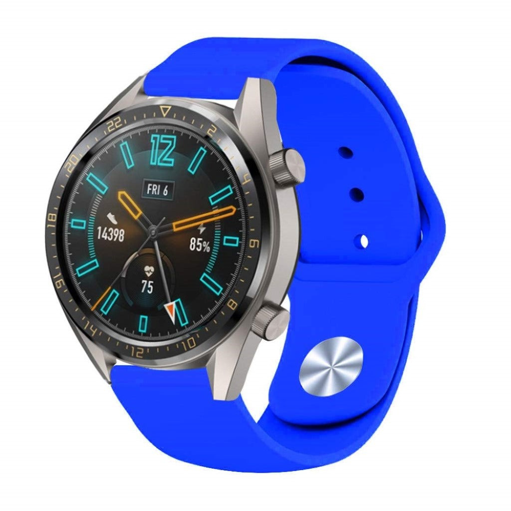 Vildt nydelig Huawei Watch GT 2 46mm Silikone Rem - Blå#serie_3