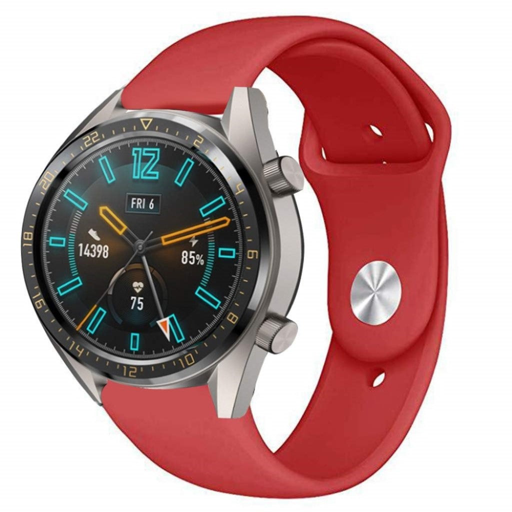 Vildt nydelig Huawei Watch GT 2 46mm Silikone Rem - Rød#serie_5