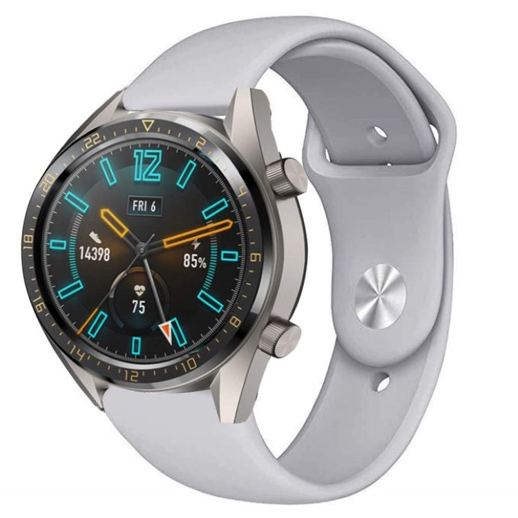 Vildt nydelig Huawei Watch GT 2 46mm Silikone Rem - Sølv#serie_6