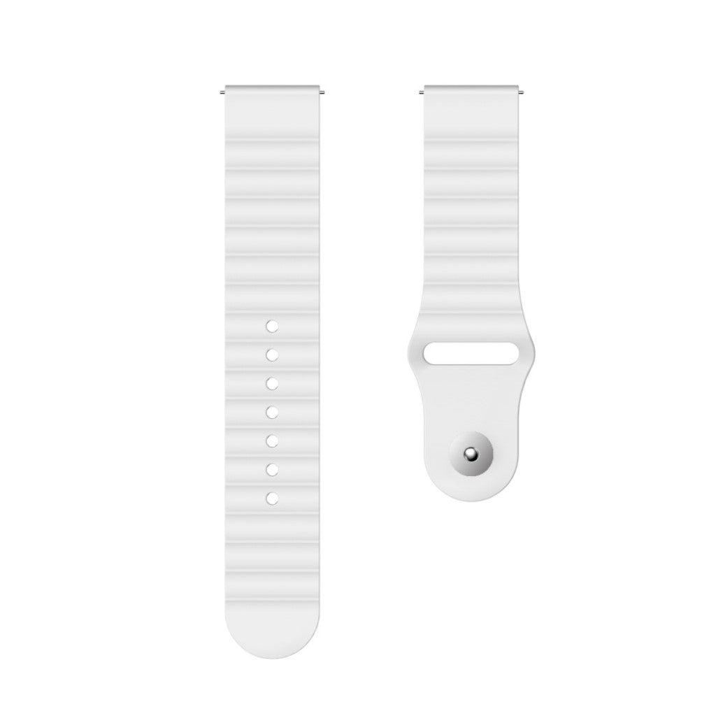 Mega slidstærk Huawei Watch GT 2 46mm Silikone Rem - Hvid#serie_2