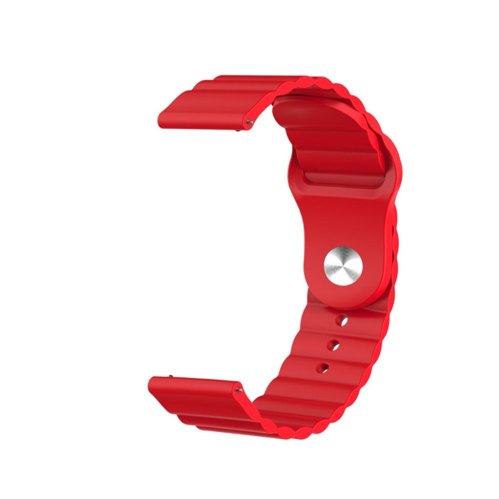 Mega slidstærk Huawei Watch GT 2 46mm Silikone Rem - Rød#serie_3