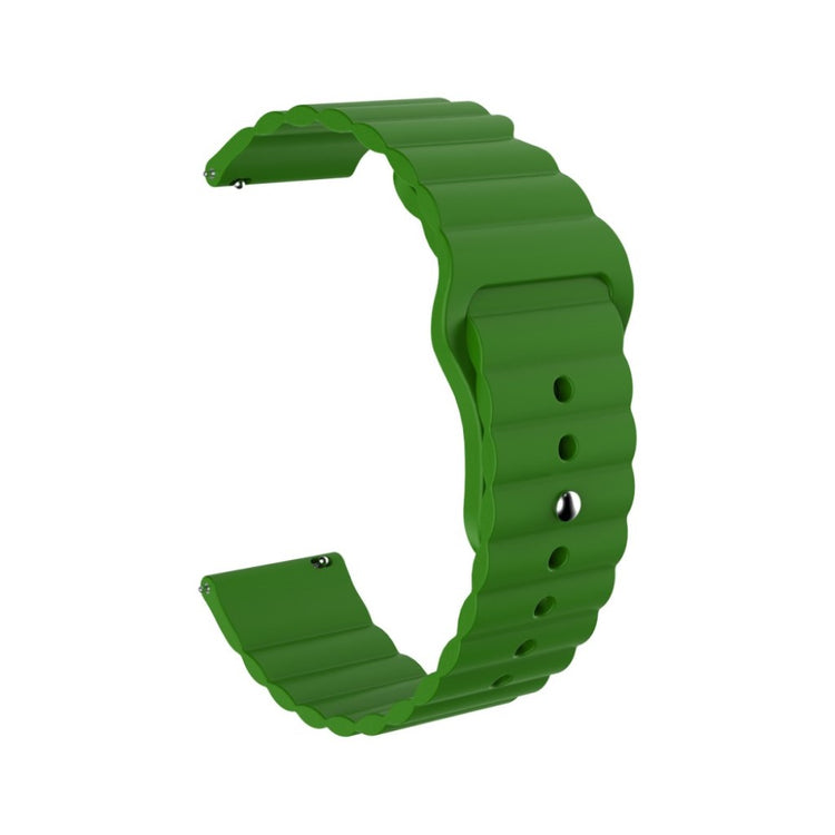 Mega slidstærk Huawei Watch GT 2 46mm Silikone Rem - Grøn#serie_8