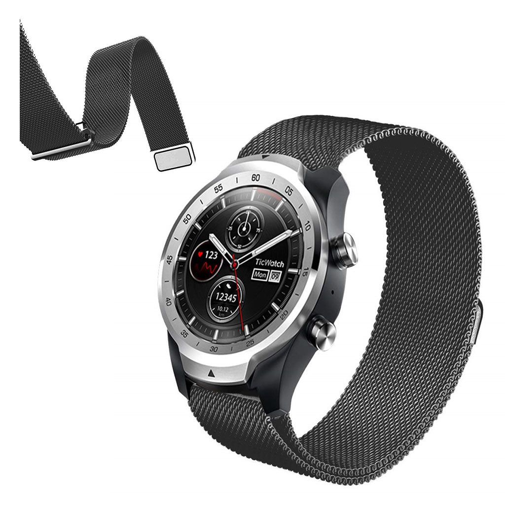 Helt vildt holdbart Huawei Watch GT 2 46mm Metal Rem - Sort#serie_1