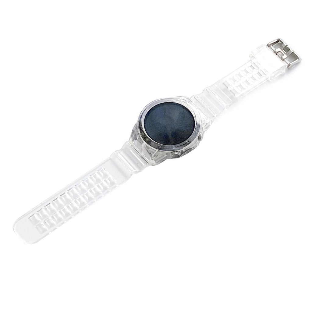 Super elegant Huawei Watch GT 2 46mm Silikone Rem - Gennemsigtig#serie_1