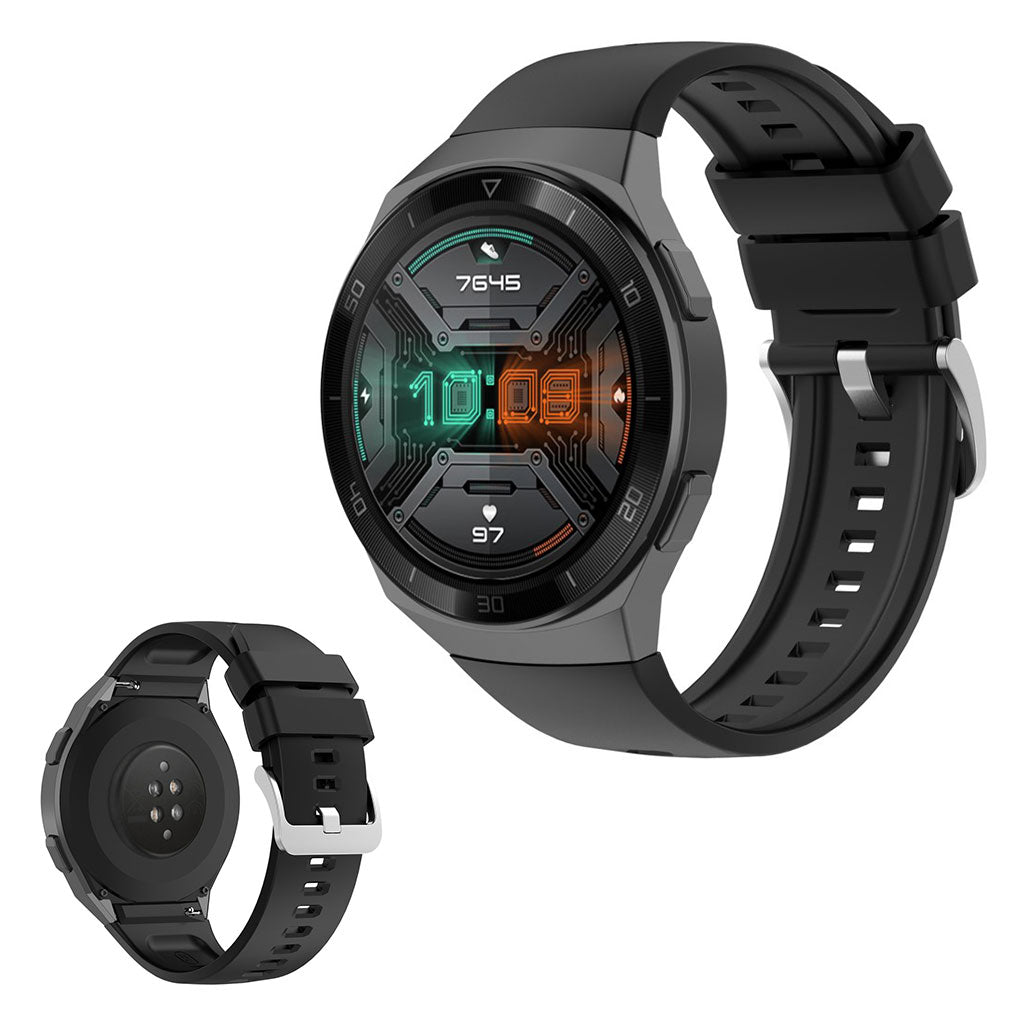 Meget kønt Huawei Watch GT 2e Silikone Rem - Sort#serie_1